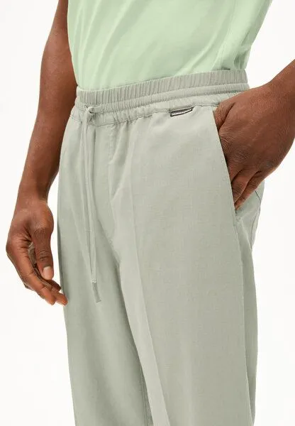 ARMEDANGELS ARMEDANGELS LUKAA LINO Herren Webhose aus Leinen-Mix, Seagreen, – Produktbild 3 von 4