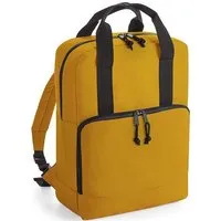 BagBase BagBase Recycled Twin Handle Kühltasche, Rucksack oder Tragetasche Thermo Backpack, Mustard, – Produktbild 1 von 1