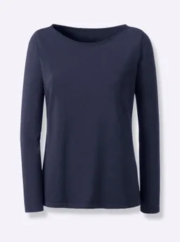 heine heine Baumwollpullover marine – Produktbild 1 von 1