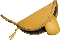 Tucano TOPO Faltbare Mousepad-Tasche inkl. Wireless-Maus, Senfgelb – Produktbild 1 von 1