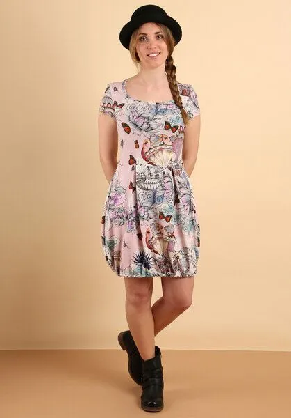 Die rote Zora Die rote Zora Ballon Kleid Zeppelin – Produktbild 2 von 4