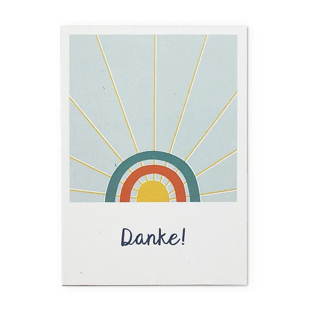 Tell Me Tell Me Postkarte Danke – Produktbild 1 von 1