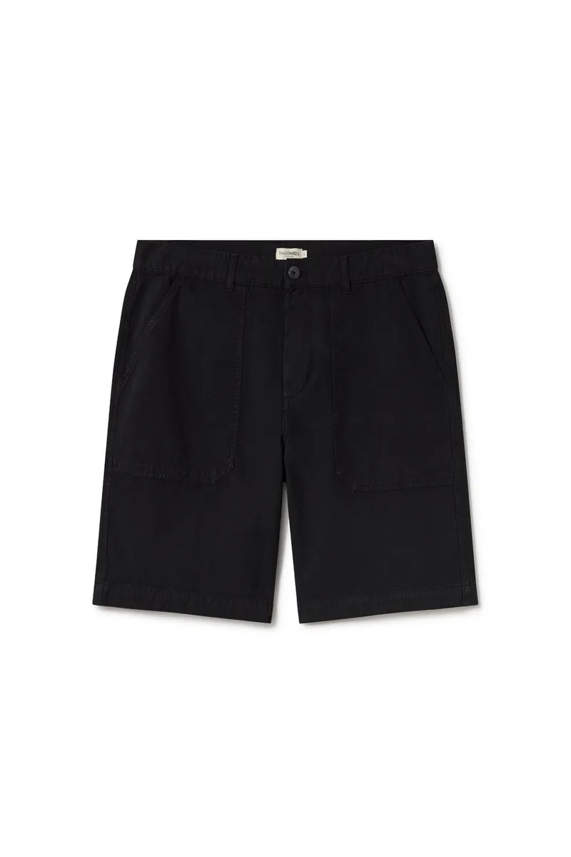 TWOTHIRDS TWOTHIRDS Herren vegan Shorts La Raspa Schwarz, Schwarz, – Produktbild 1 von 2