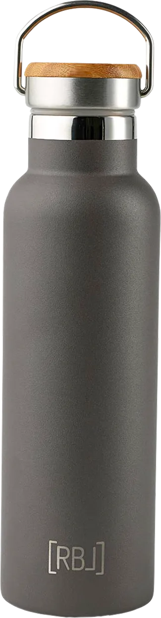 Rebel Outdoor Rebel Outdoor Isolierflasche aus Edelstahl 600 ml braun, Dunkelbraun, – Produktbild 2 von 2