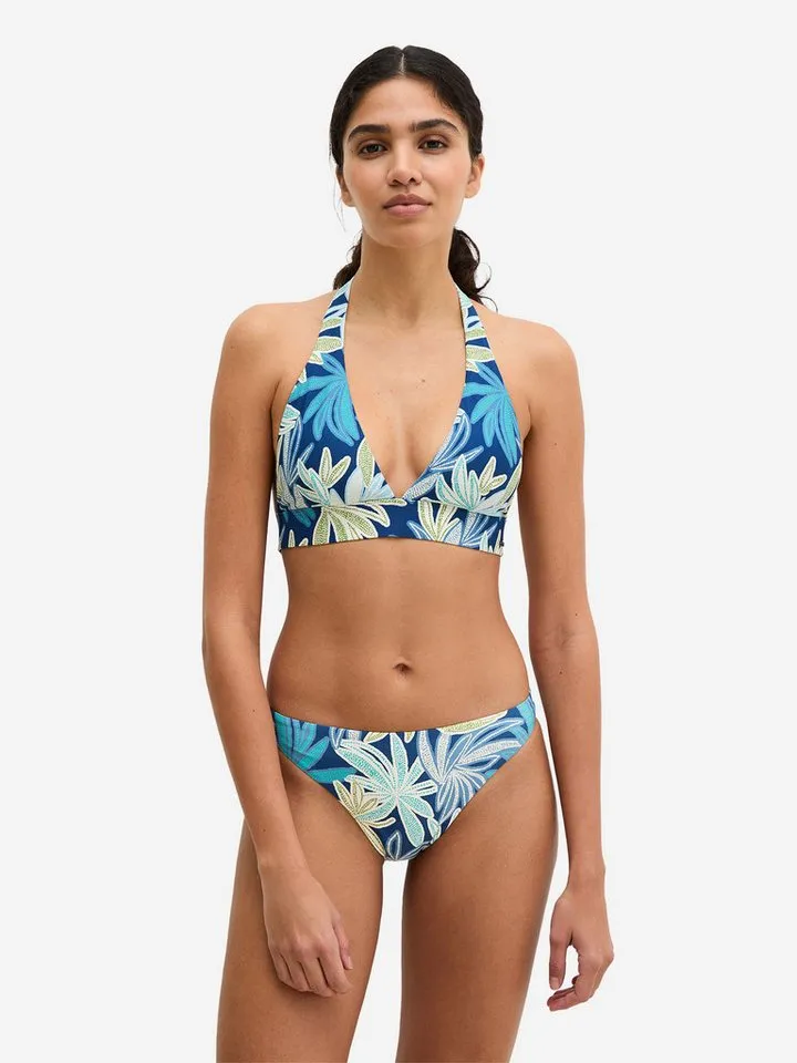 Marc O'Polo Marc O'Polo Triangel-Bikini-Top Bohemian Leaf, Triangle Top, Dreiecks‑Bikini‑Top, Triangel Bikini, Bunt, – Produktbild 1 von 4
