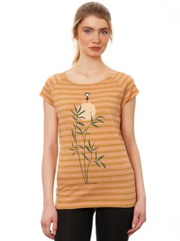 FellHerz Sunset Girl Cap Sleeve triple striped - XS – Produktbild 1 von 1