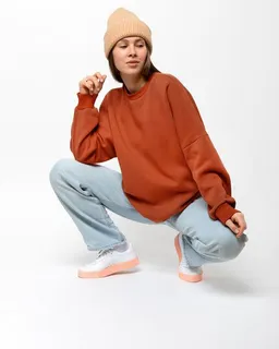 Kultgut Kultgut For all Day - Oversize Damen Sweatshirt / Uni – Produktbild 1 von 1