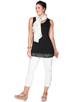 sheego Tanktop schwarz – Produktbild 1 von 1
