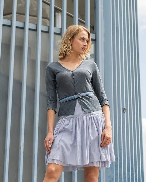 Alma & Lovis Alma & Lovis Kurzjacke aus Leinen | Linen Jacket, Pinie (grün), – Produktbild 1 von 3