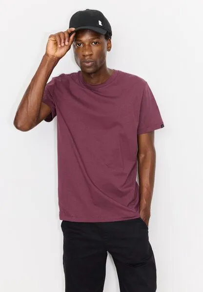 recolution recolution T-Shirt AGAVE, Dark plum, – Produktbild 3 von 4