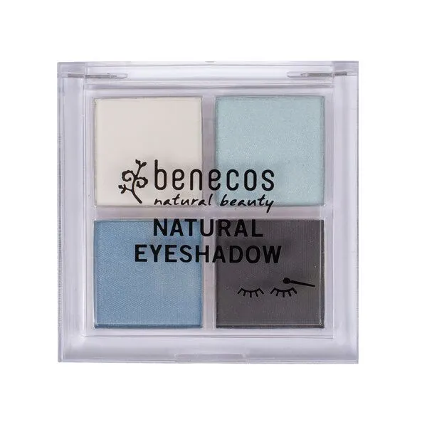 Benecos Benecos Natural Quattro Eyeshadow true blue 8 g – Produktbild 2 von 7