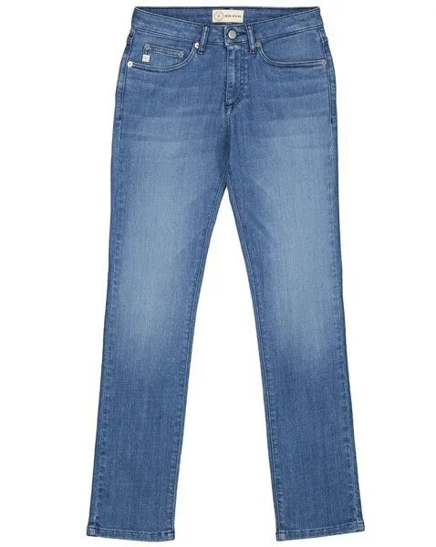 MUD Jeans MUD Jeans Jeans Faye Straight Authentic Indigo – Produktbild 1 von 4
