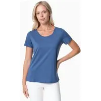 ORGANICATION ORGANICATION TIJEEN | T-Shirt aus TENCEL Modal und Bio-Baumwolle, Light navy, – Produktbild 1 von 1
