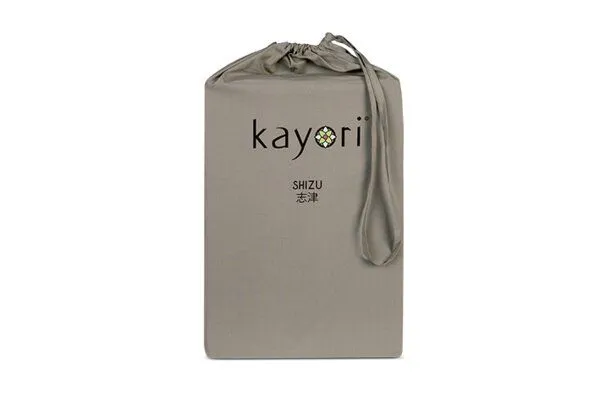 Kayori Kayori Shizu - Spannbettlaken für Splittopper Matratze, Taupe, – Produktbild 1 von 1