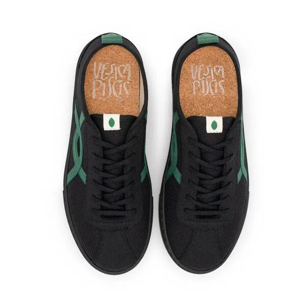Vesica Piscis Footwear Vesica Piscis Footwear KAFKA BLACK SNEAKER OF RECYCLED COTTON, Schwarz, – Produktbild 3 von 3