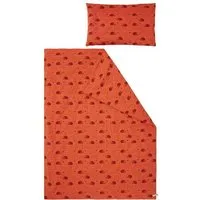 loud proud loud + proud Kinder Jersey Bettwäsche-Set 100 x 135cm, GOTS-zertifiziert, Cinnamon(orange), – Produktbild 1 von 1