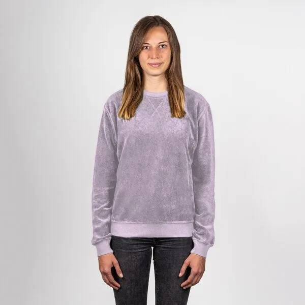 LANGBRETT LANGBRETT Frottee Sweater Frauen, Lavendel (violet), – Produktbild 1 von 2