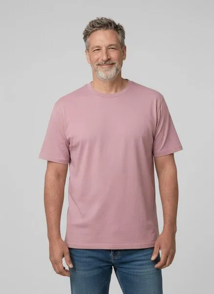 UNIPOLAR UNIPOLAR Basic T-Shirt Modell: Creative, Lilac dream (rosa), – Produktbild 1 von 1