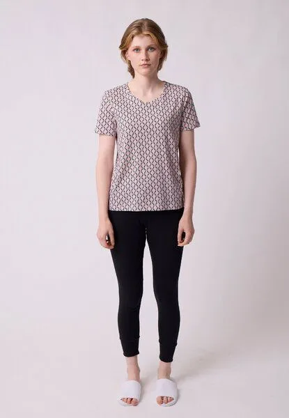 LANA Organic LANA Organic Schlafshirt, Modell Iris, Sirius dusty rose, – Produktbild 2 von 4