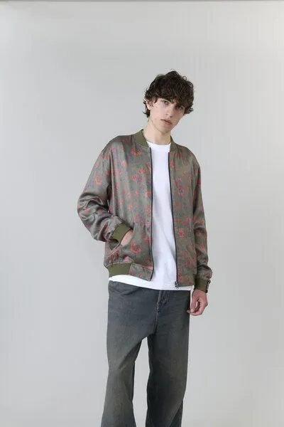 Yahmo Yahmo Cupro/Tencel Laslo Wendejacke, Daydream/olive (grün), – Produktbild 2 von 4