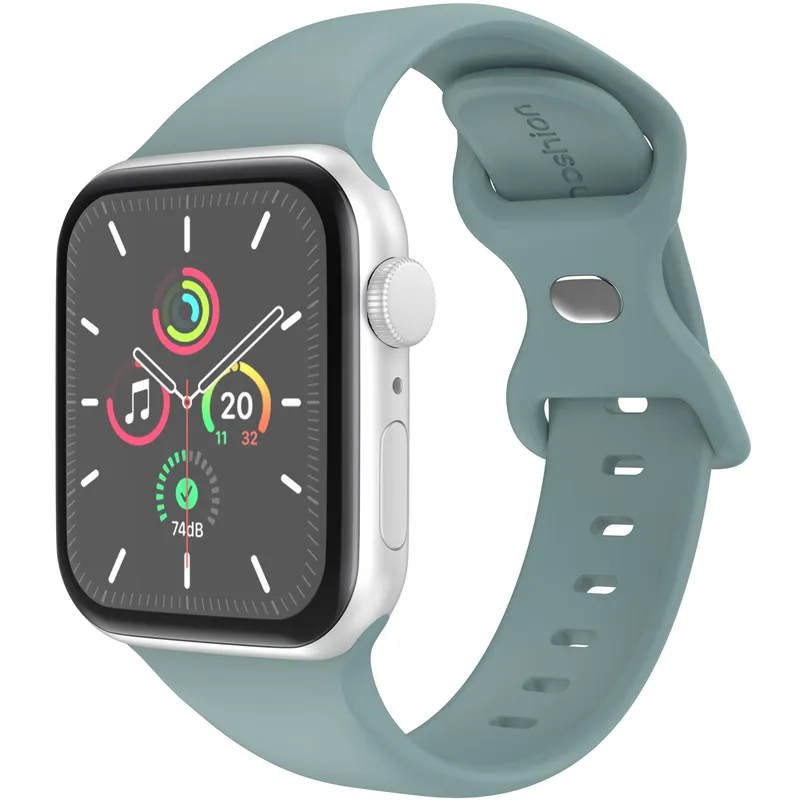 imoshion imoshion Silikon-Armband⁺ für Apple Watch | 38/40/41/42 mm, Grün, – Produktbild 1 von 1