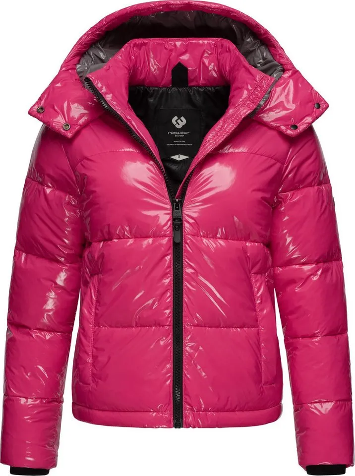 ragwear ragwear Steppjacke Roobie super stylische, gänzende Damen Winterjacke, Rosa, – Produktbild 2 von 5