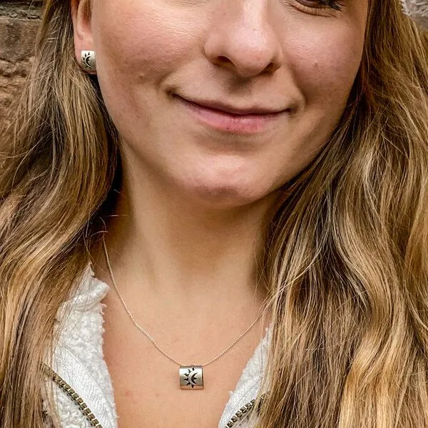 pakilia pakilia Silber Kette Sonne Fair-Trade und handmade – Produktbild 1 von 4