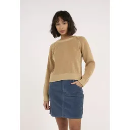KnowledgeCotton Apparel KnowledgeCotton Apparel Strick-Pullover TWO TONED CREW NECK aus Bio-Baumwolle – Produktbild 1 von 1