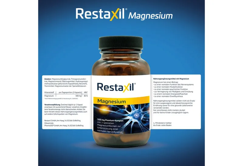 Restaxil Restaxil Magnesium Kapseln – Produktbild 3 von 6