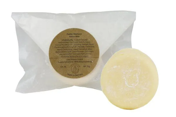 Less Waste Club Less Waste Club Haar Seife I Shampoo Kokos Aloe - BIO I handgemacht I 100% natürlich I vegan – Produktbild 2 von 3