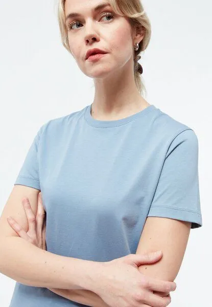 Givn Berlin Givn Berlin T-Shirt GBFINE aus Bio-Baumwolle, Frosty blue, – Produktbild 4 von 4