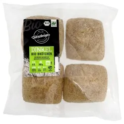 Herzberger Dinkelbrötchen zum Aufbacken (4 Stück) – Produktbild 1 von 1