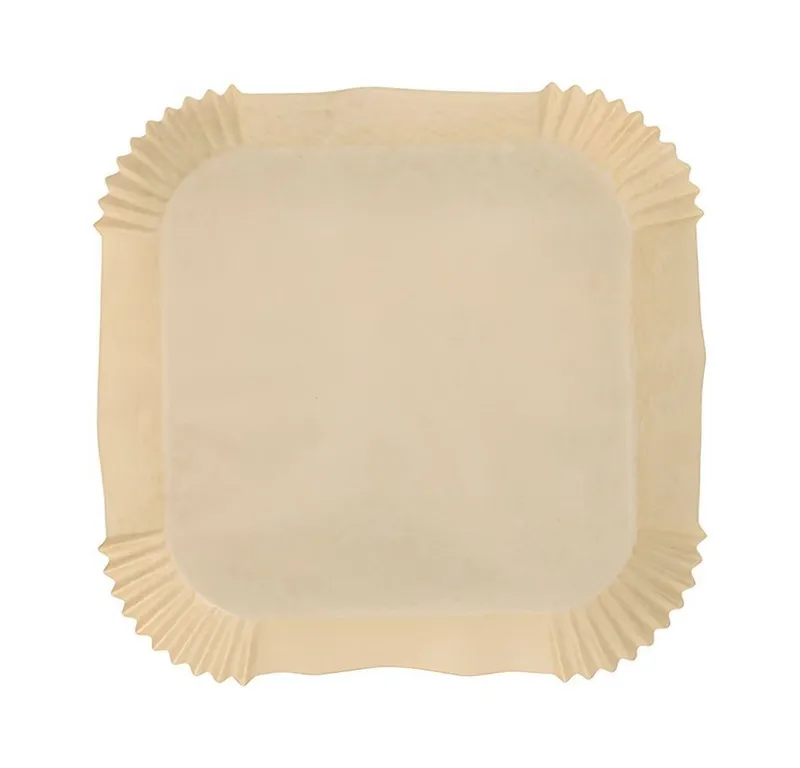 PAPSTAR PAPSTAR Backpapier 100 x Backpapiere 20 cm x 20 cm x 4,5 cm braun Heißluftfritteusen, Braun, – Produktbild 2 von 3