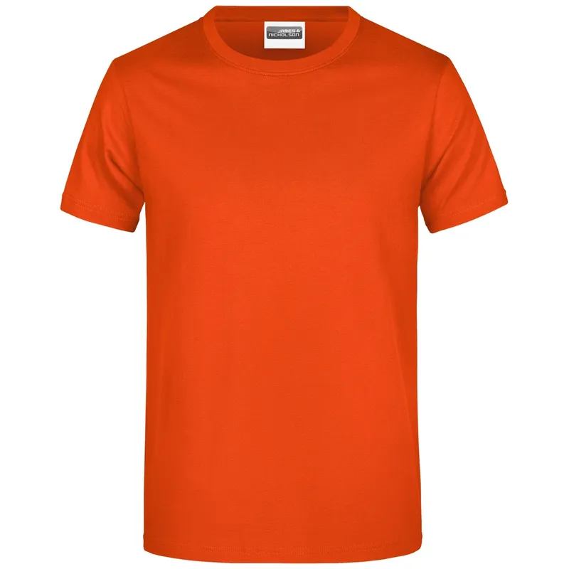 James & Nicholson James & Nicholson klassisches T-Shirt 180 JN790 Gr. S orange – Produktbild 1 von 1