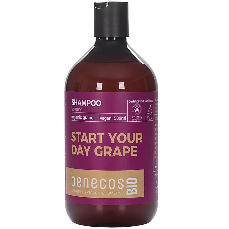 Benecos Benecos BenecosBIO Start Your Day Grape Volume Shampoo – Produktbild 2 von 4