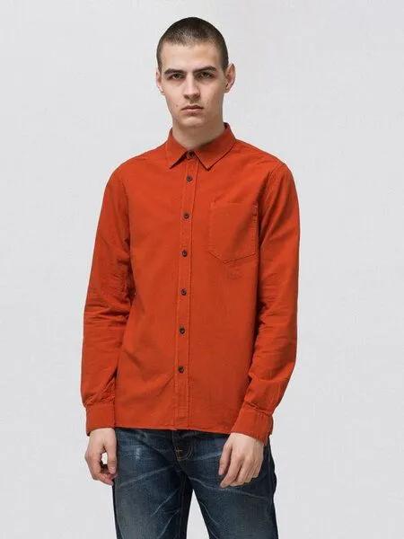 Nudie Jeans Nudie Jeans Henry Batiste Garment Dye, Terra, – Produktbild 1 von 4