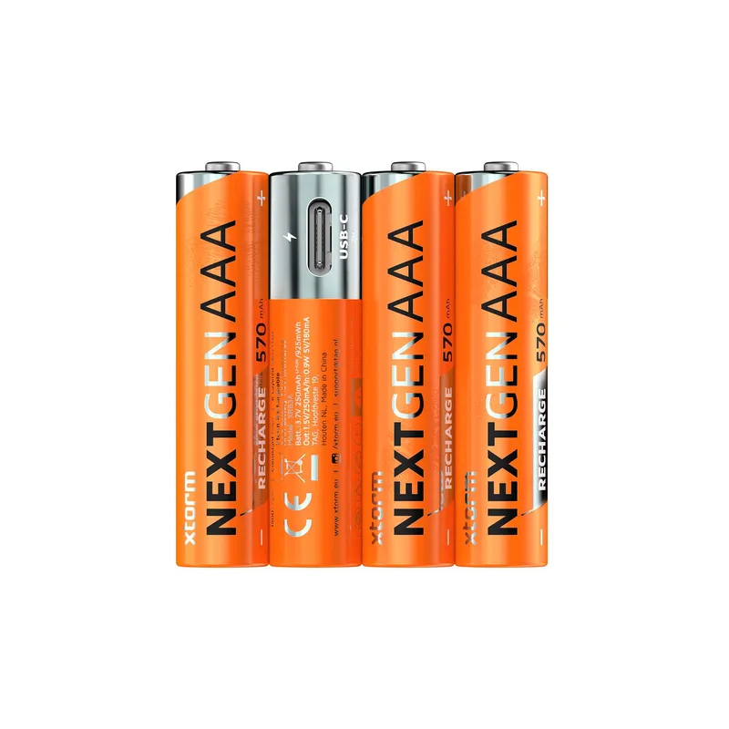 Xtorm NEXTGEN AAA BATTERIES USB-C RECHARGEABLE - 4 – Produktbild 1 von 1