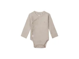 Noppies Wickelbody Nino taupe melange rip Gr. 62 – Produktbild 1 von 1