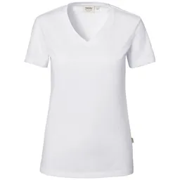 HAKRO HAKRO Damen V-Shirt Stretch #172 Gr. 2XL weiß – Produktbild 1 von 1