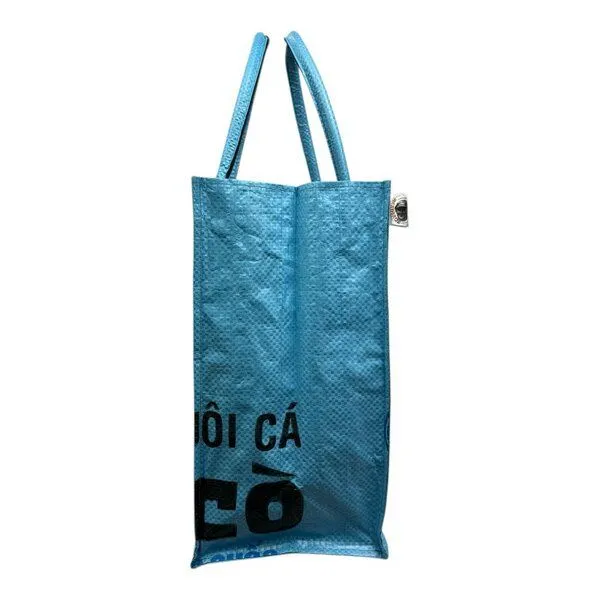 Beadbags Beadbags Einkaufstasche Ri94 recycelter Reissack, Hellblau, – Produktbild 4 von 5