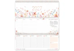 Häfft Häfft Schreibtischkalender Wochen-Tischkalender 2027 quer – Produktbild 1 von 1