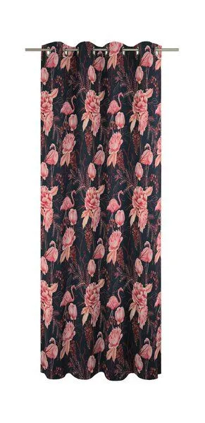 Nature by Adam Nature by Adam Vorhang aus 100% Bio-Baumwolle - Made in Germany - Eden, Blau, – Produktbild 2 von 7