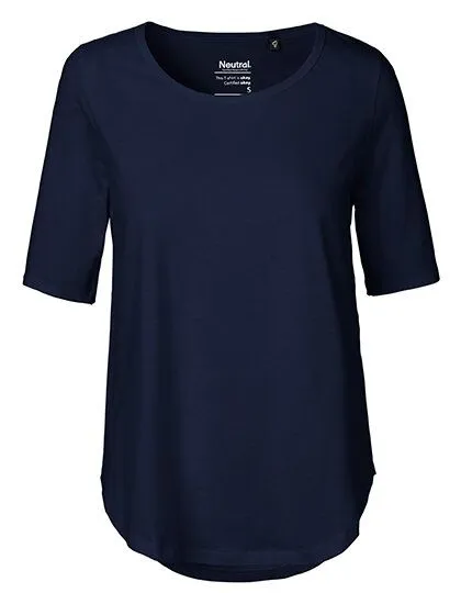 Neutral Neutral® Damen T-Shirt von Neutral Bio Baumwolle Halbarm Half Sleeve, Navy, – Produktbild 2 von 4