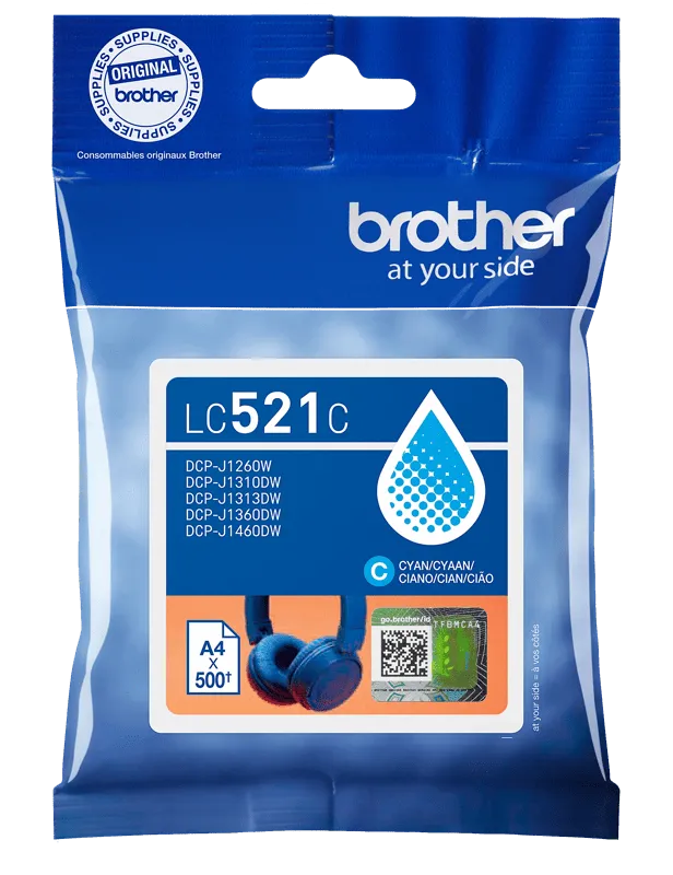 Brother Brother Tintenpatrone LC-521C cyan – Produktbild 2 von 8