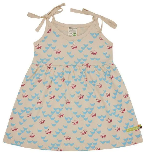 loud + proud loud + proud Babys & Kinder Kleid Druck, GOTS-zertifiziert, Vanilla(natur), – Produktbild 1 von 3