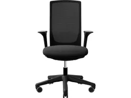 HAG HAG Bürostuhl Futu mesh 1100-F001 mit AL, Lordosestütze, FK Kunststoff – Produktbild 1 von 1