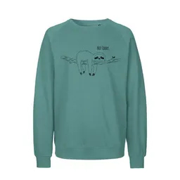 HANDGEDRUCKT HANDGEDRUCKT "Not Today..." Unisex Sweatshirt aus reiner Biobaumwolle (kbA) – Produktbild 1 von 1