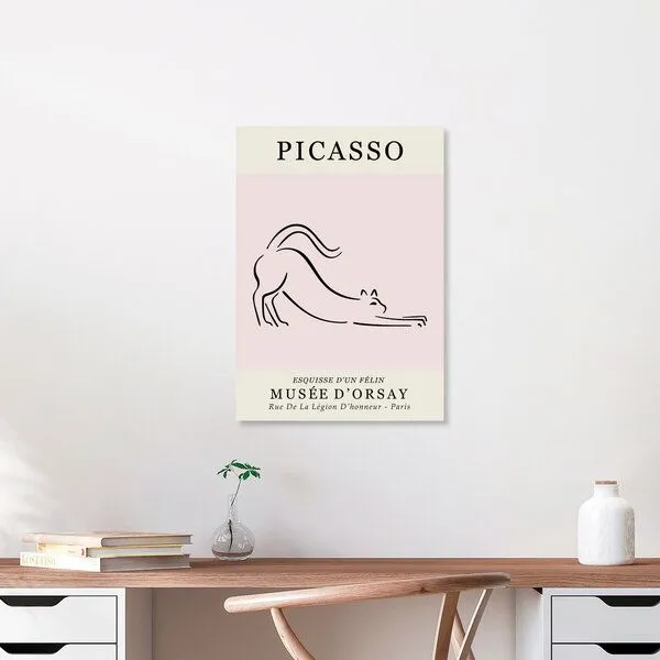 Photocircle Photocircle Poster / Leinwandbild - Picasso - Esquisse D'Un Felin – Produktbild 6 von 8