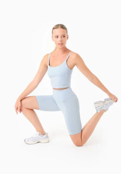 ORGANICATION ORGANICATION LILLY | Biker-Shorts aus Bio-Baumwolle, Seashell blue, – Produktbild 1 von 4
