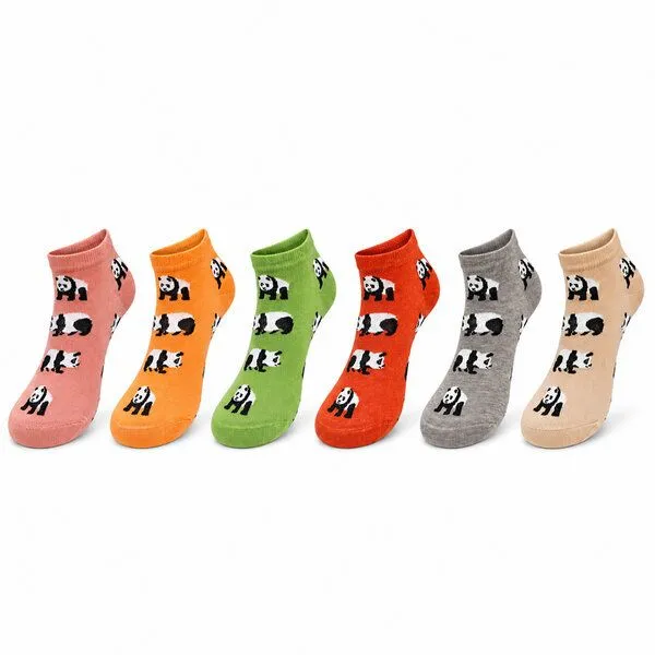 Bruno Barella Bruno Barella Bio Sneaker Socken Damen 36–40 – Pastell Mix 6er Set aus Bio-Baumwolle – Produktbild 3 von 3